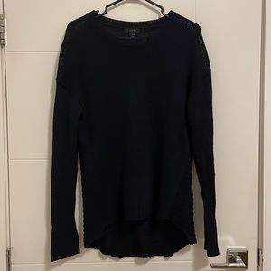 J Crew Navy Blue Knit Womens Sweater